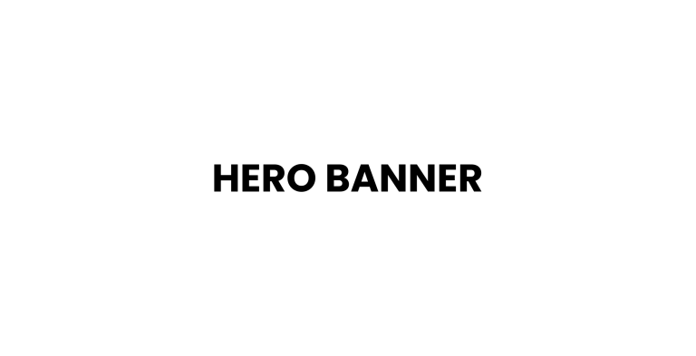 HERO BANNER